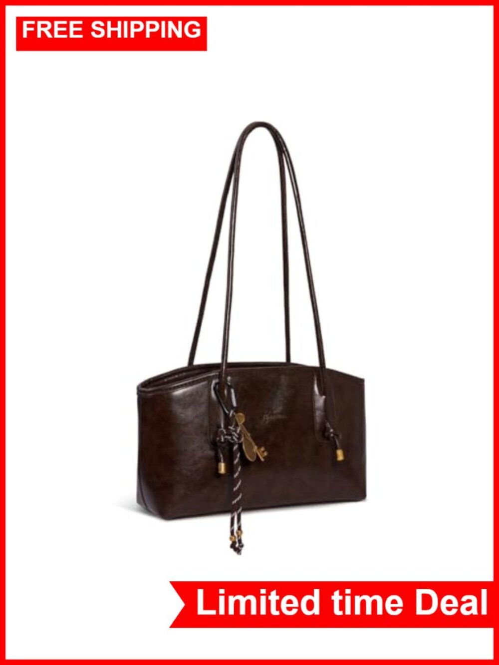 Vintage Y2K Slouchy Hobo Tote Bag Women PU Leather Shoulder Purse Fall Trending
